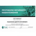 сертификат Резниченко Дмитрий Витальевич